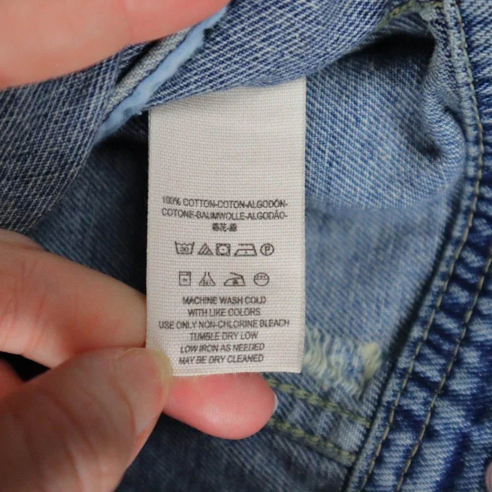 Free People Hooded Denim Sweatshirt Hybrid Jacket Women's XS 16x18 - Picture 3 of 12